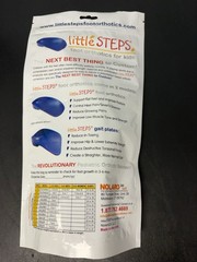 littleSTEPS Kids Foot Orthotics Insoles Blue Size 3 Arch Support Flat Feet