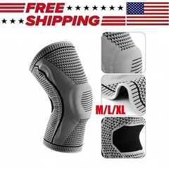 Knee Sleeves Compression Brace Support Sport Joint Injury Pain Arthritis Relief
