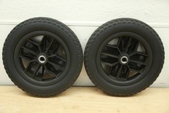 PAIR FLAT-FREE Drive Wheels Tires for Jazzy EVO 613 Power Chairs DGN2005417