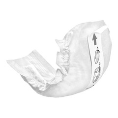Tranquility Incontinent Pad 5-1/4 X 12-1/4 Inch Length Contoured 52 Ct
