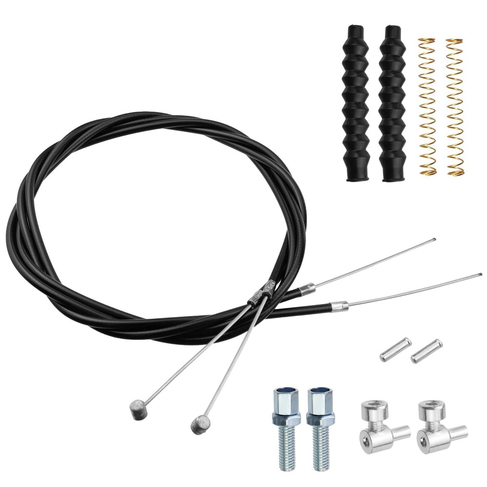 Mewutal Brake Cable Drive Rollator Replacement Parts Set Black