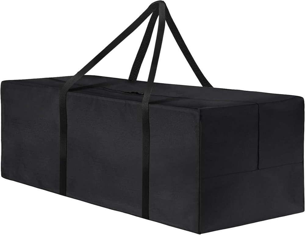 Patio Cushion Storage Bag Waterproof cushion storage 68 x 30 x 20 in, Black