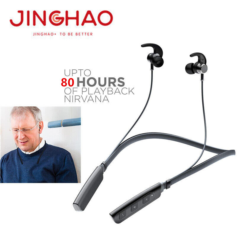 Neckband Hearing Aids Rechargeable Hearing Amplifier 80 Hours Working Time