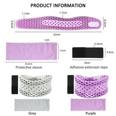 Neck Brace for Pain and Support, Soft Silicone Cervical Collar Gray