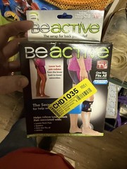 BeActive Acupressure Knee Brace Unisex One Size Right Or Left Calf Back Relief
