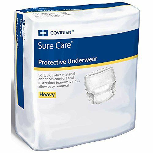Sure Care Adult Absorbent Pull On Underwear X-Large 48 – 66 In Case of 56