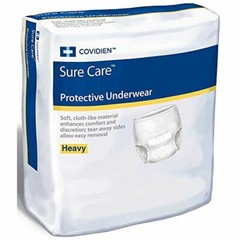 Sure Care Adult Absorbent Pull On Underwear X-Large 48 – 66 In Case of 56