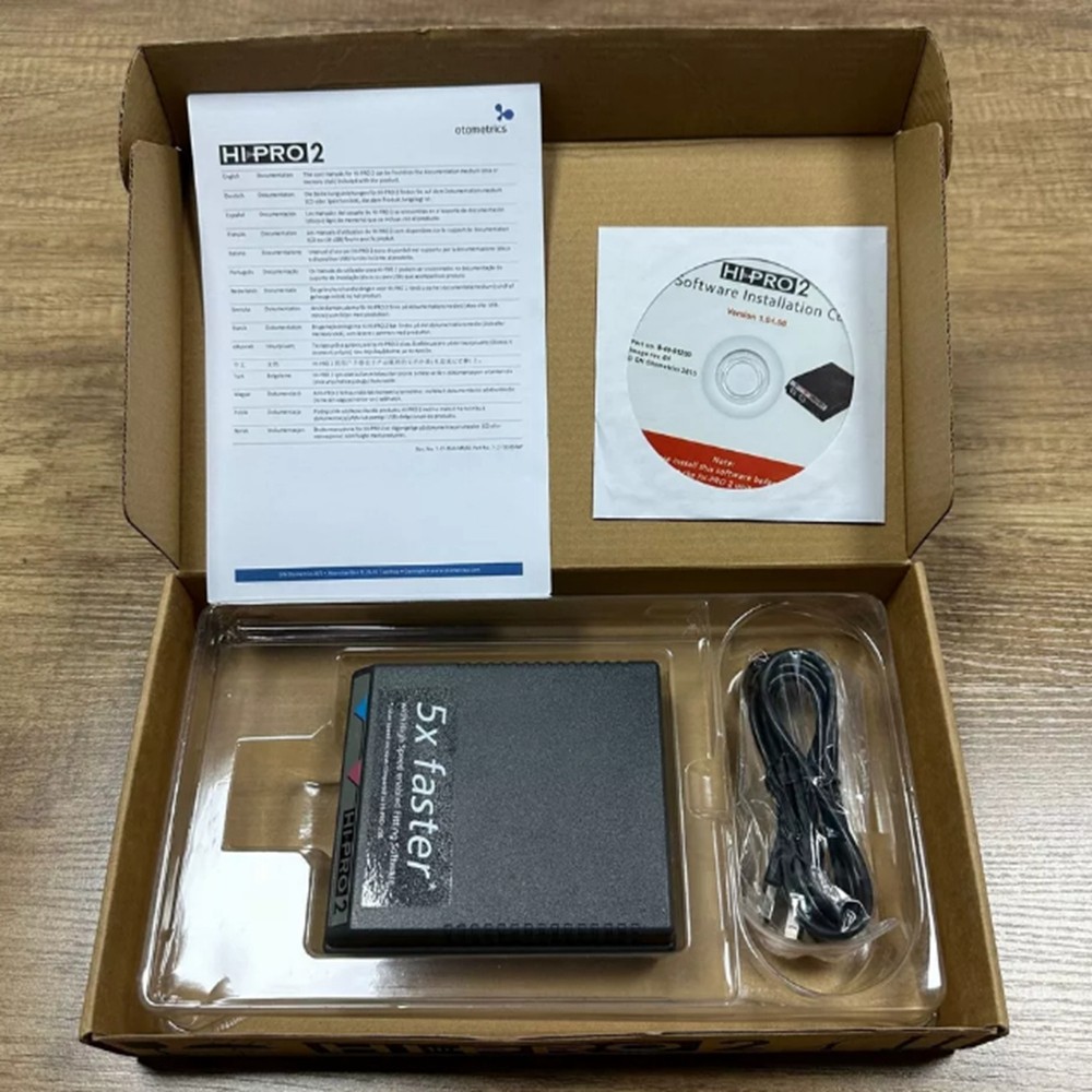 Hipro2 Digital Black Hearing Aids Programmer Programming Machine Universal USB
