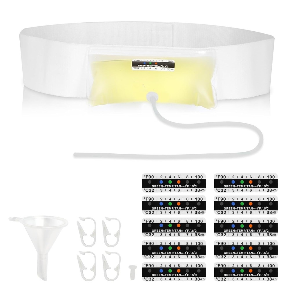 Urine Test Complete Kit – 2 to 4 Oz Concealed Sample Bag with Adjustable Belt, T