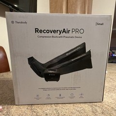 Therabody RecoveryAir PRO Black Compression Boots Bluetooth LCD 5 Programs