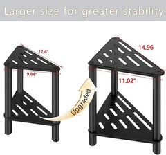 Durable Shower Foot Rest with Triangular Shape and Waterproof Design