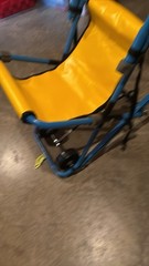 Evac Chair 300H – 400lbs Blue Yellow Emergency Stair Lift Chair With Cover NEW!