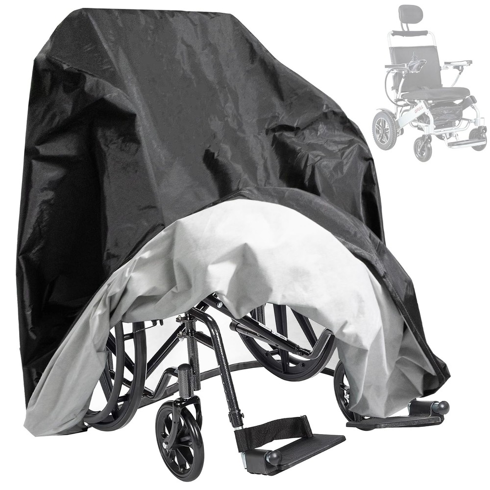 Wheelchair Cover, Electric Cover Waterproof , Black