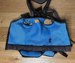 Firefly Upsee Upright Mobility Harness Denim & Blue Foot Straps NOT Included MED