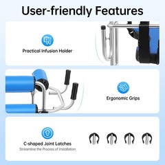 Adult Walker Aid, Ergonomic Standing Walker, Rehabilitation Walking Aids Homes