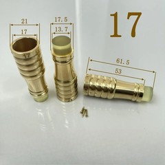 1PCS Brass Cane Crutch Tip with Anti-Skid 12mm-26mm for Hiking Pole Chair Leg Fe