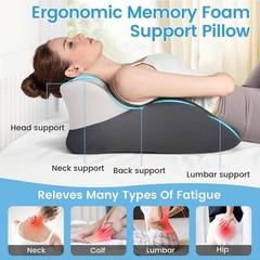 Memory Foam Wedge Pillow Multi-Position Bed Support Pillow for Sitting Up Prone