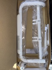 MOEN Home Care 23.25 in. Toilet Safety Bar in Glacier White