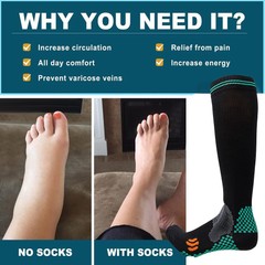 Multi Sport Sock Team Soccer Baseball Softball All Athletic Knee Socks Support
