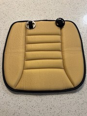 MYFAMIREA Memory Foam Car Seat Cushion Pad, Non-Slip Bottom, Dark Gray