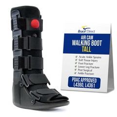 Brace Direct Air Cam Walking Boot Tall PDAC Approved Adjustable Stabilization