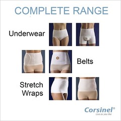 Light Beige StomaSafe Plus – Seamless S/M Support for Ostomy and Hernia Needs