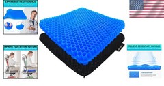 Gel Seat Cushion for Long-Lasting Comfort & Pain Relief