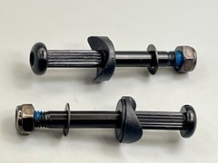 Rear Wheel Axles, KNURLED, 2 Pk, Parts, Rollator Walker Drive R726