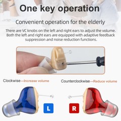 Digital Hearing Aids Noise Cancelling Invisible Severe Loss Sound Amplifier ITE