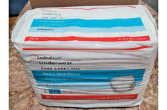 Cardinal Health Sure Care Plus Protective Underwear S/M 20 ct – 4 Pack