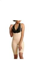 Marena Recovery Compression Reinforced Girdle Layered Panel Tummy Tuck Black 2XL