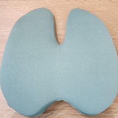 CUSHION LAB Pressure Relief Seat Cushion / Back Relief Lumbar Pillow Green