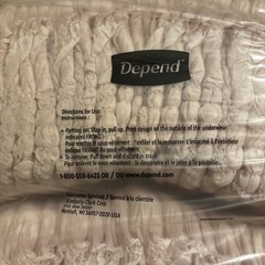 Depend Fresh Protection Incontinence Underwear for Women Medium 38 Count NEW!