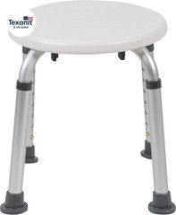 Hercules Series Aluminum Bath and Shower Chair with Adjustable Seat Height, Anti