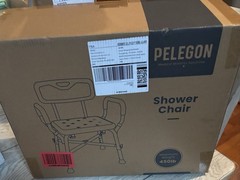 PELEGON Shower Chair for Elderly/Disabled, 450lb Capacity, Padded Seat, New