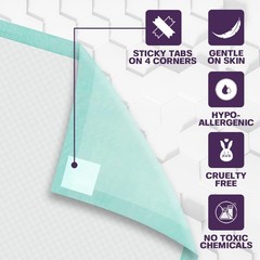 Disposable Underpads 23 x 36 (50-Count) Incontinence Pads, Chux, Bed Covers, Pup