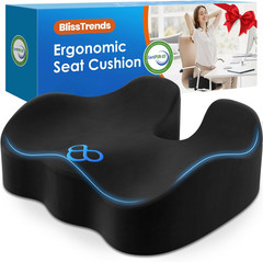 Seat Cushion,Thick Memory Foam Cushions for Office Chair, Car Seat, Airplane, Re