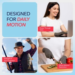 Doctor Developed Compression Gloves for Women and Men, Open-Finger Arthritis …