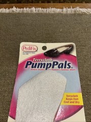Pedifix Terrycloth PumpPals Insoles, Pack of 1 Pair Women’s Size 6-11 New Sealed