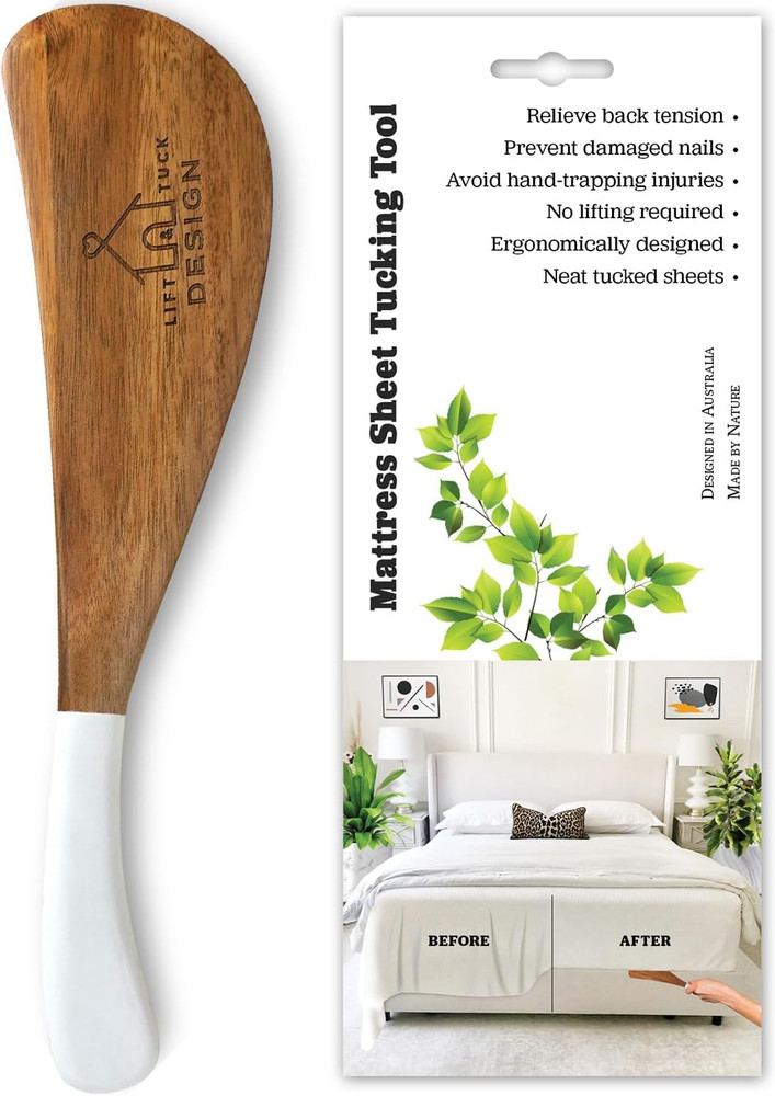 Bed Sheet Tucker Tool, Designed in Australia, Ergonomic, Improved Daily Living A