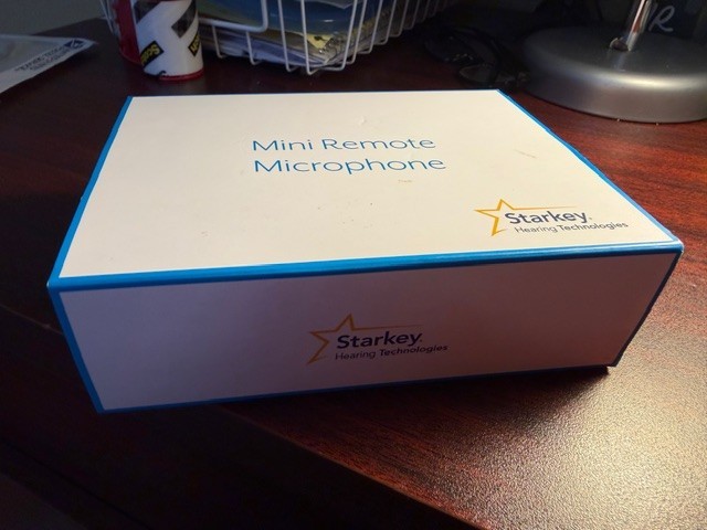 Starkey Hearing Tech Mini Remote Microphone to enhance hearing in loud locations