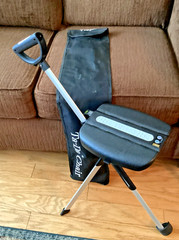 STEP2GOLD Ta-Da Chair Series 2- Portable Walking Stick, Cane with Seat, Foldable