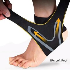 Adjustable Ankle Brace Compression Sleeve Support Fasciitis Pain Relief US