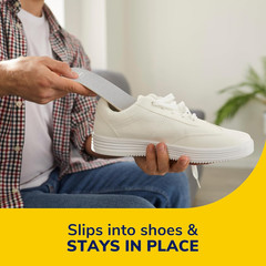 Dr Scholl’S Go Sockless! Cushioning Insoles for Women Men Unisex, 3 Pairs, Trim
