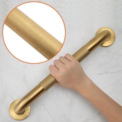 Shower Grab Bar, 2 Pack 32 Inch Gold Bathroom Grab Bar, 1.25″ Diameter 304 St…