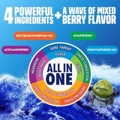 Mucinex Fast-Max Cold & Flu Relief All-In-One Liquid, Maximum Strength, 6 fl oz