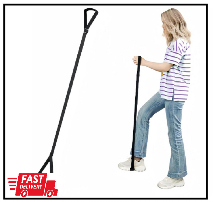 Rigid Leg Lifter for after Knee Surgery, Extra Long Leg Lifters for Elderly, Adj