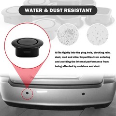 10PCS Car Rear Bumper Plugs for Radar Hole,Durable Bumper Hole Plugs Cover fo…