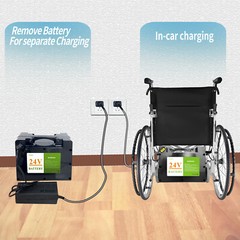 24V12Ah Lithium Battery for Electric Wheelchair,Mobility Scooter