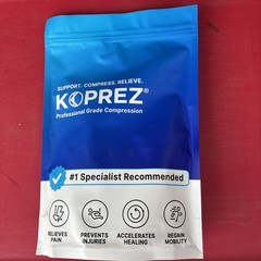 Koprez Professional Grade Compression Plantar Fasciitis Foot Black Small